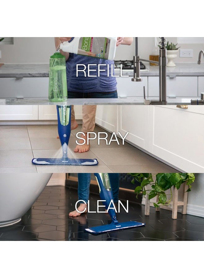 BONA Multi-Surface Floor Cleaner Refill - 96 fl oz - Unscented - Refill Spray Mops and Spray Bottles - Residue-Free Floor Cleaning Solution for Stone, Tile, Laminate, and Vinyl Floors - Image 4